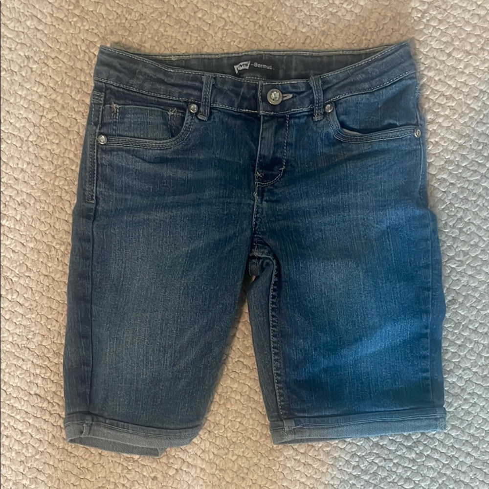 Levi's Blue Denim Kids Jean Shorts